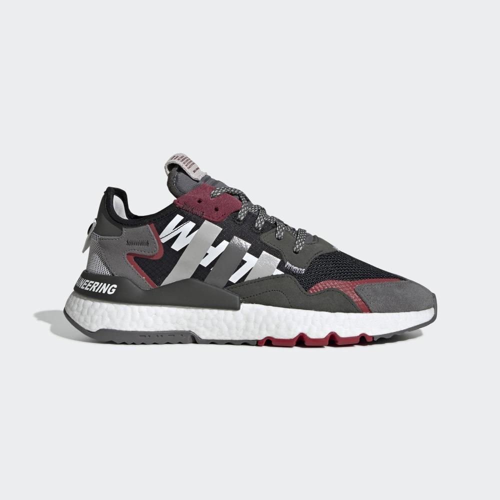 Adidas White Mountaineering Nite Jogger Férfi Originals Cipő Fekete/Szürke Akció 856970-HDB